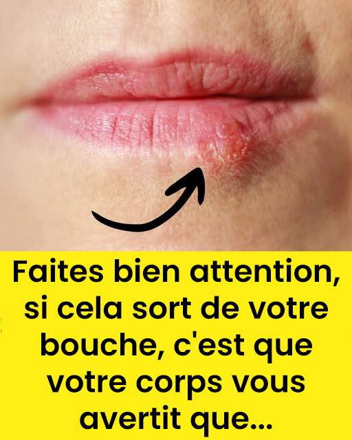 Si vous observez ce changement dans votre bouche, c'est un signal important que votre corps vous envoie