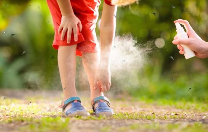 Spray pour éloigner les moustiques