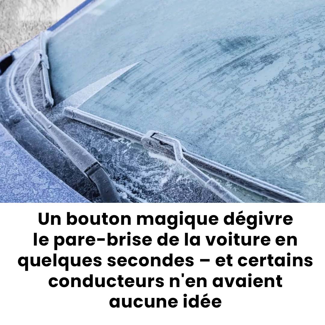 Un bouton « magique » dégivre le pare-brise d'une voiture en quelques secondes – et certains conducteurs n'en avaient aucune idée