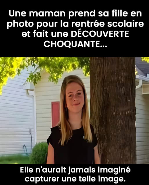 Un détail effrayant sur la photo d'une jeune fille a failli lui coûter la vie.