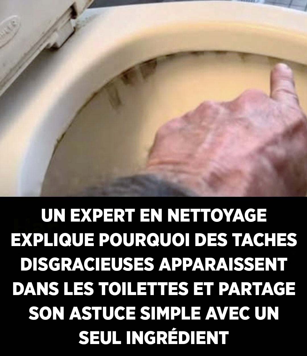 Un expert révèle la cause des taches tenaces dans les toilettes et leur élimination