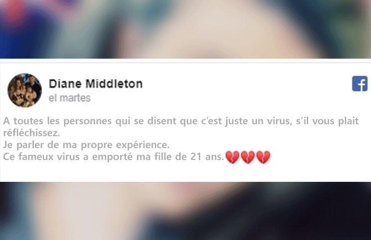 Ma fille n’avait aucun problème de santé