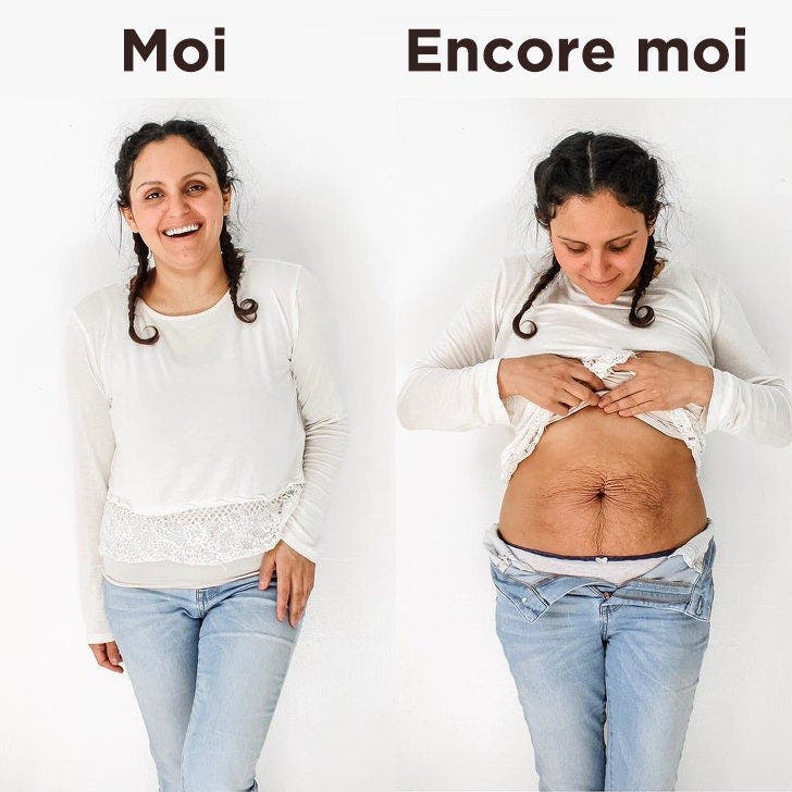 une maman publie des photos de son corps pour prouver que le corps de la femme est toujours beau et qu’il mérite d’être vu de tous