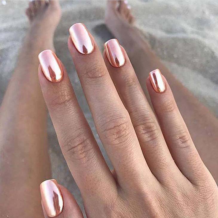 vernis rose gold