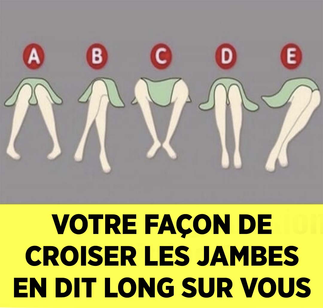 Votre façon de croiser les jambes en dit long sur vous